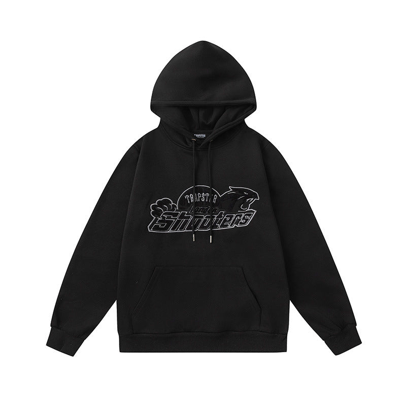 Unisex Hooded Sweatshirt Jacket in American Street Style