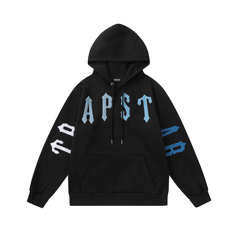 Unisex Hooded Sweatshirt Jacket in American Street Style