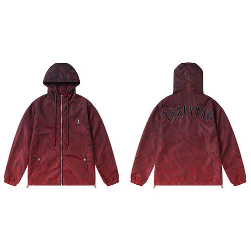 Unisex Hooded Sweatshirt Jacket in American Street Style