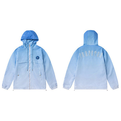 Unisex Hooded Sweatshirt Jacket in American Street Style