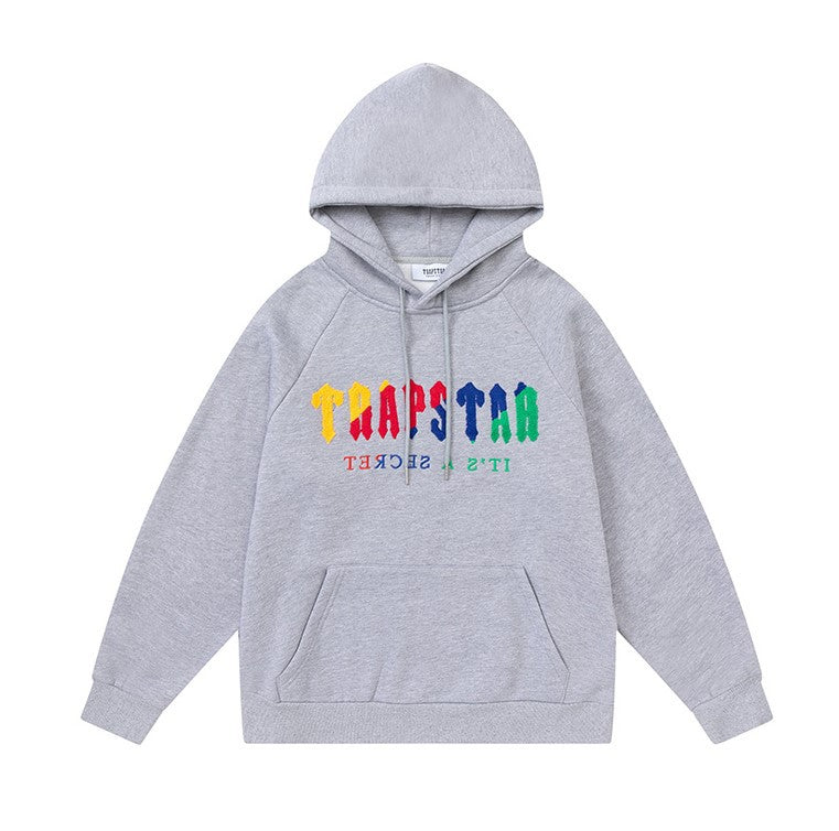 Unisex Hooded Sweatshirt Jacket in American Street Style