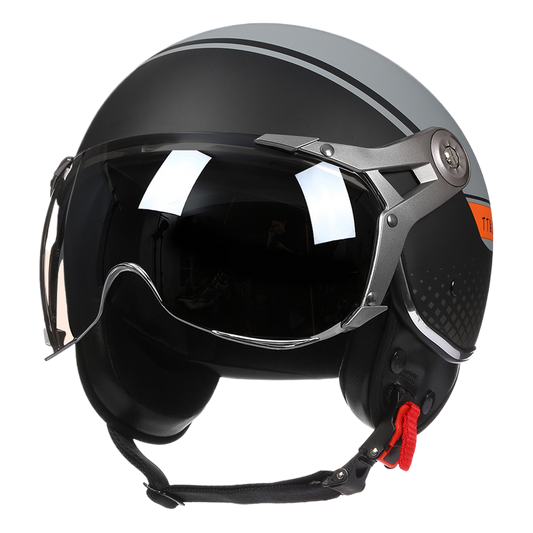 Unisex Motorcycle Helmet ABS 3/4 Design