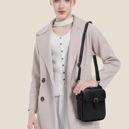 Unisex PU Leather Crossbody Messenger Bag