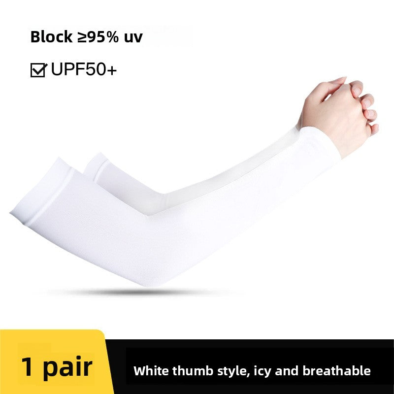 Unisex UV Protection Ice Sleeves for Outdoor Activities