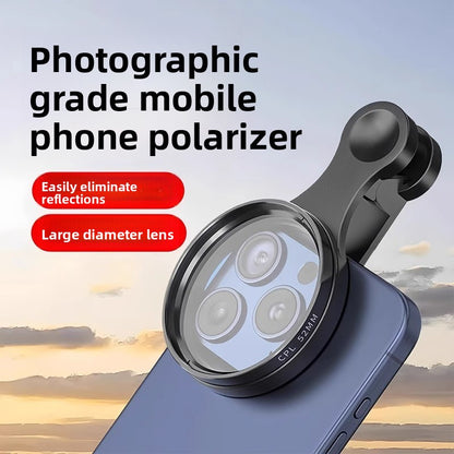 Universal 52mm CPL Polarizing Filter for Mobile Phones