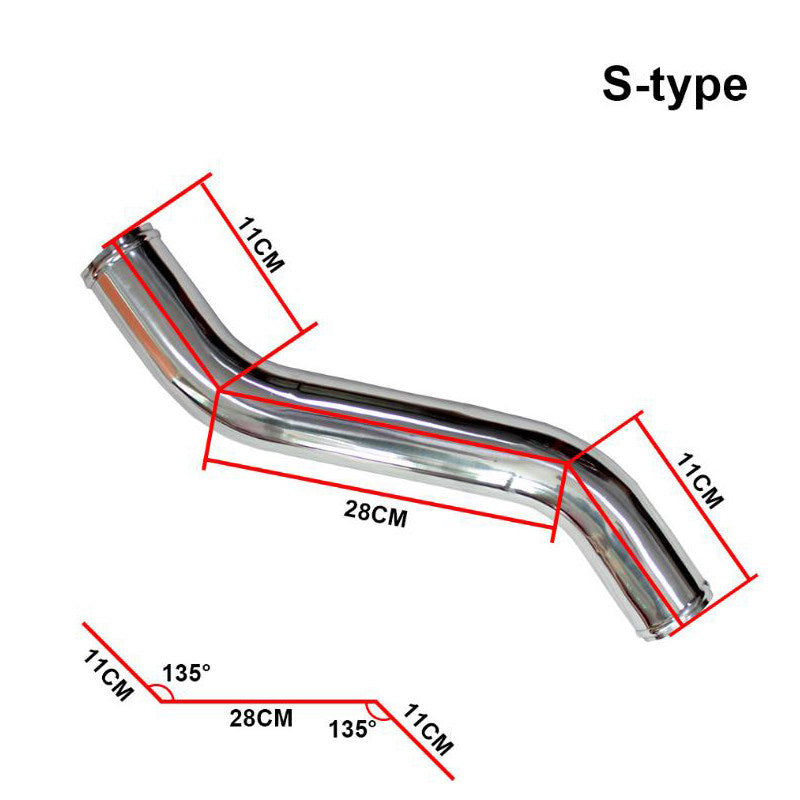 Universal Aluminum Alloy Turbocharger Intake Pipe