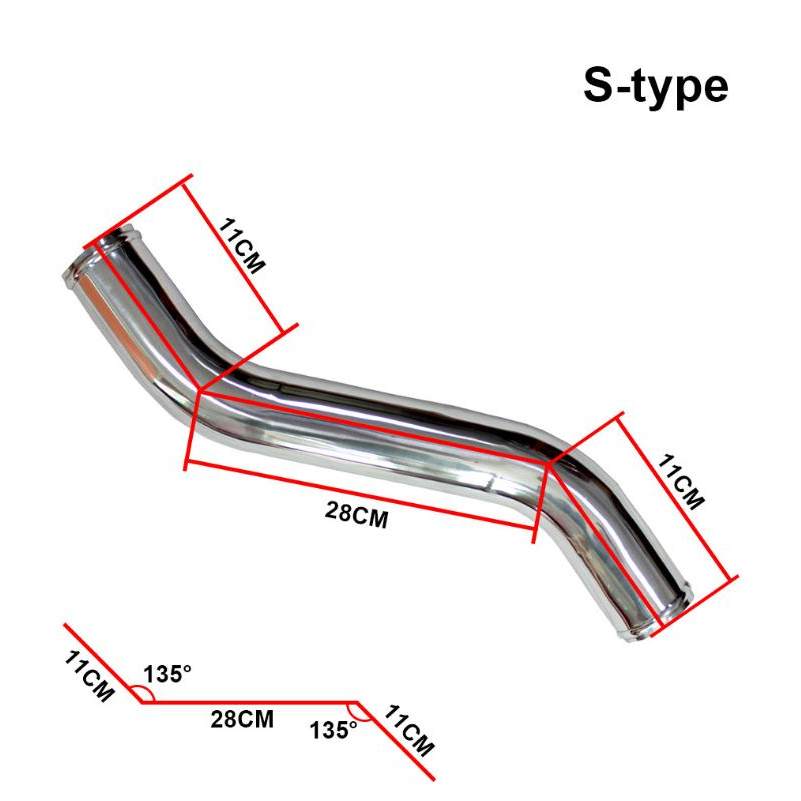 Universal Aluminum Alloy Turbocharger Intake Pipe
