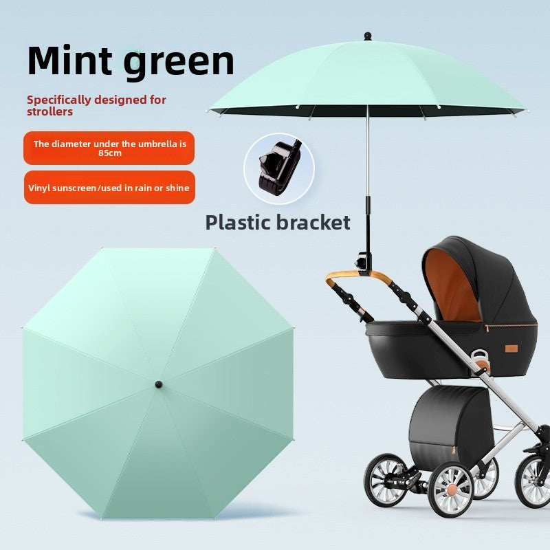 Universal Baby Stroller Sunshade and Rain Umbrella