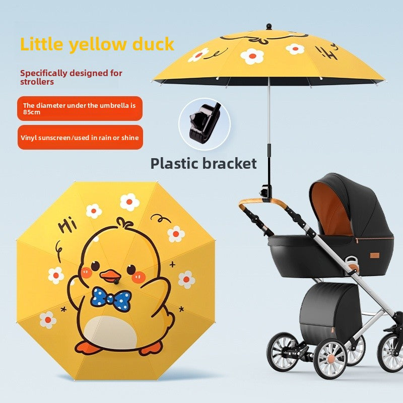 Universal Baby Stroller Sunshade and Rain Umbrella