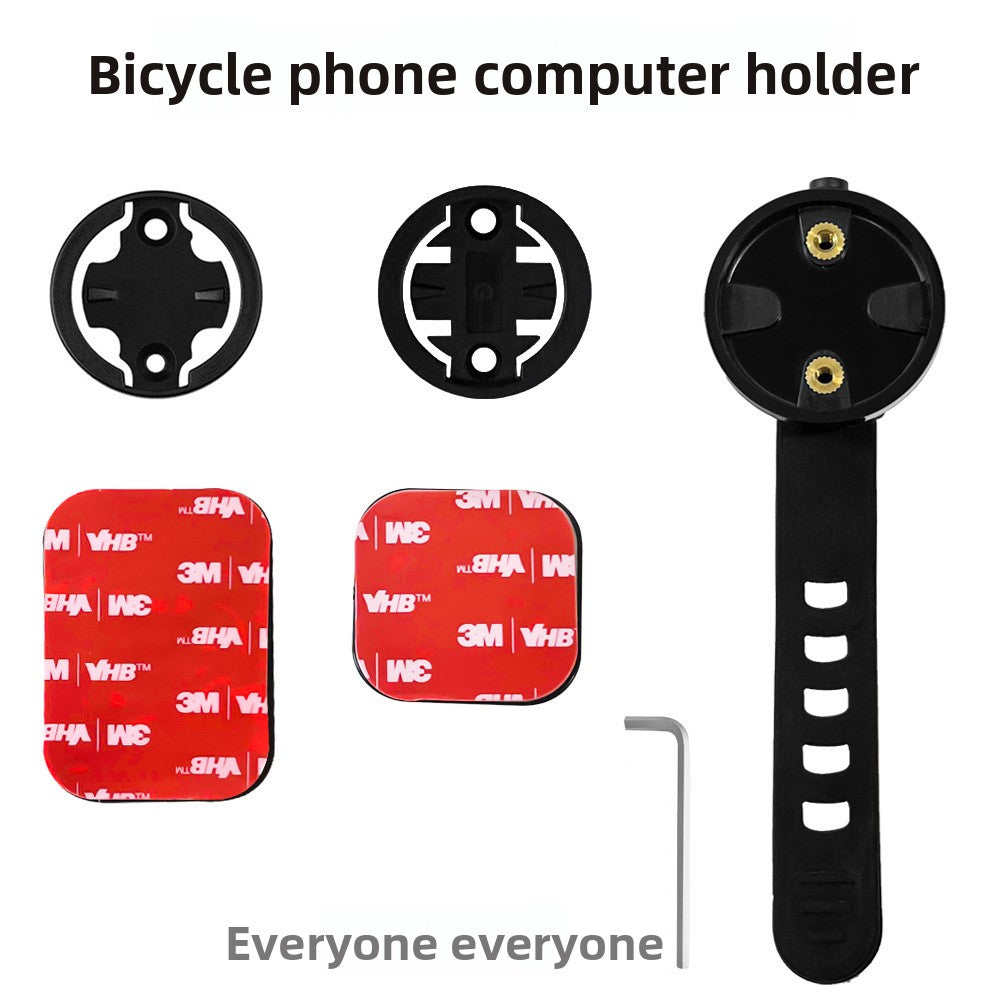 Universal Bike Computer Mount with Strap