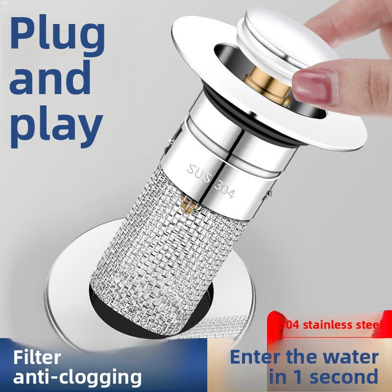 Universal Bounce Drain Stopper for Sink
