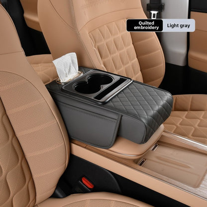 Universal Car Center Console Organizer with Cup Holder