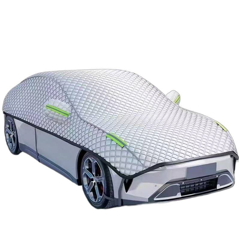Universal Car Half Cover Sunshade with Thermal Insulation