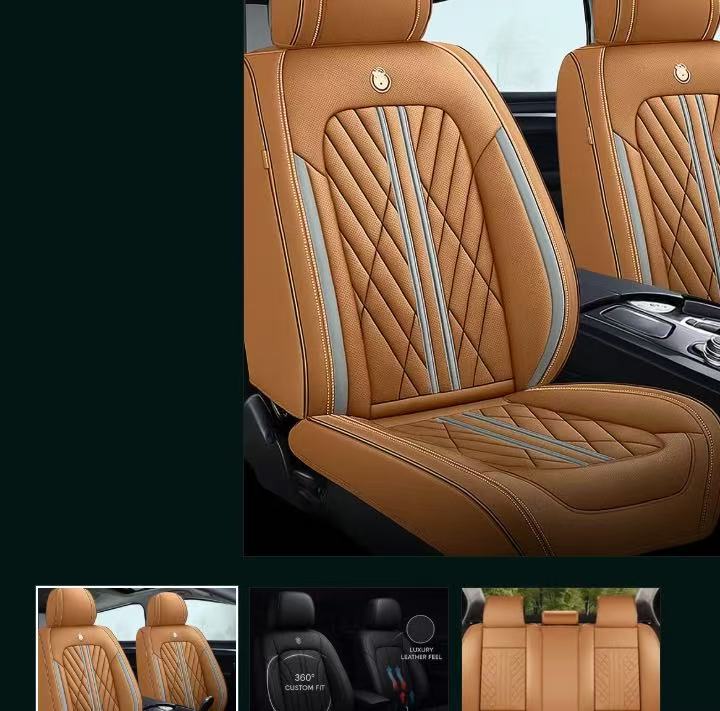 Universal Car Seat Cover Nappa Leather