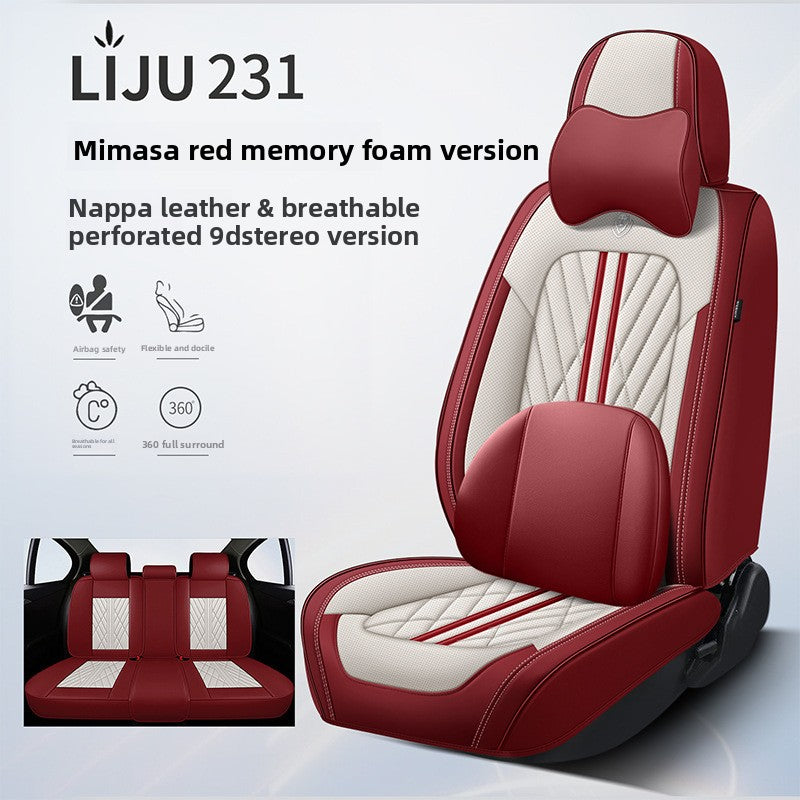Universal Car Seat Cover Nappa Leather