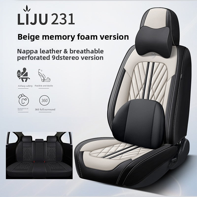 Universal Car Seat Cover Nappa Leather