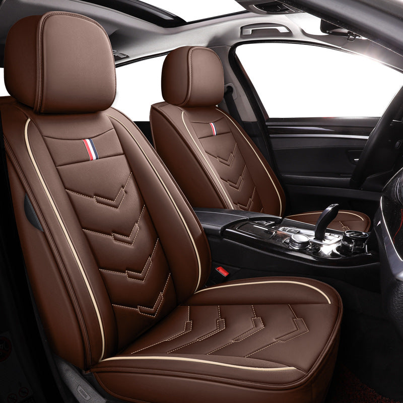 Universal Car Seat Covers Microfiber Leather Set