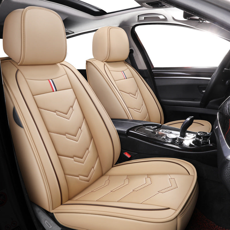 Universal Car Seat Covers Microfiber Leather Set