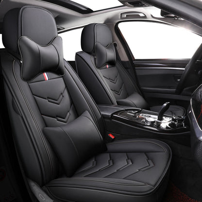 Universal Car Seat Covers Microfiber Leather Set