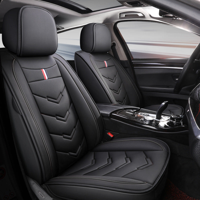 Universal Car Seat Covers Microfiber Leather Set