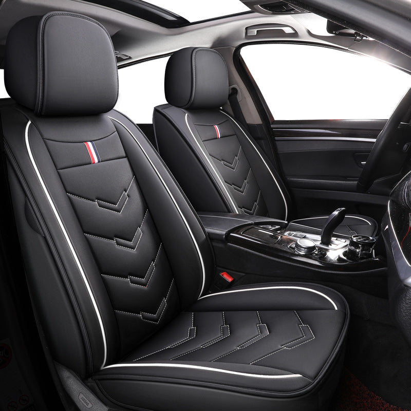 Universal Car Seat Covers Microfiber Leather Set