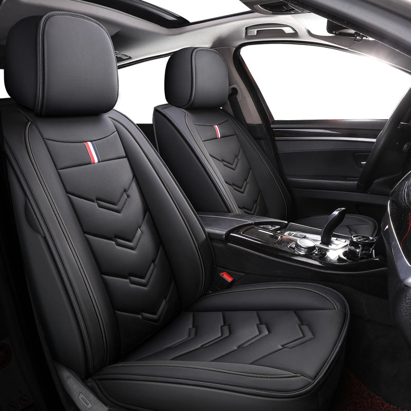 Universal Car Seat Covers Microfiber Leather Set