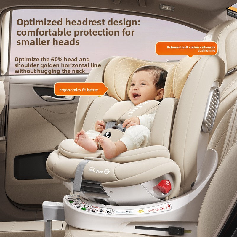 Universal Child Car Safety Seat with 360 Rotation