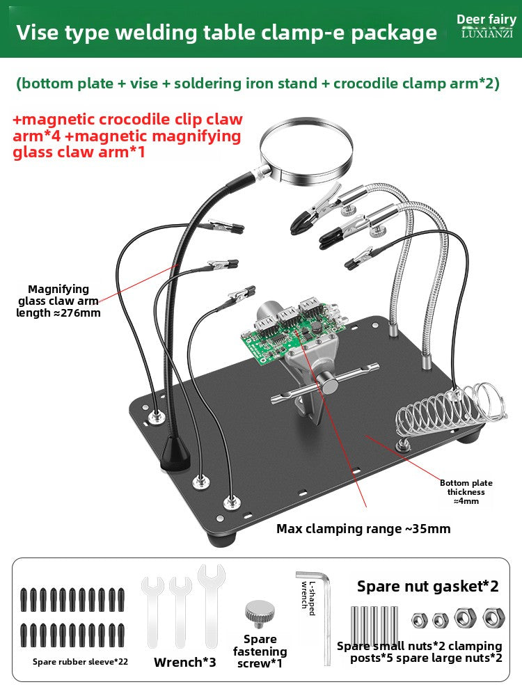Universal Circuit Board Welding Fixture Clamp