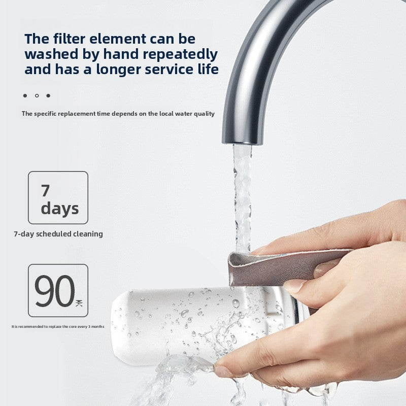 Universal filter element for faucet water purifier