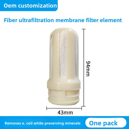 Universal filter element for faucet water purifier