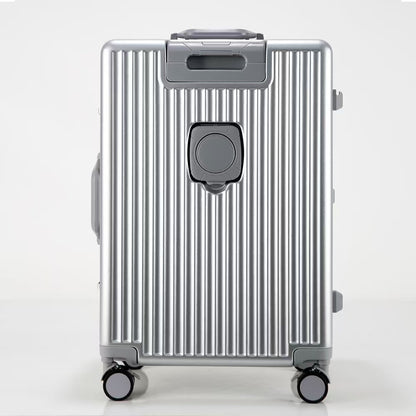 Universal Front Opening Aluminum Frame Luggage Suitcase
