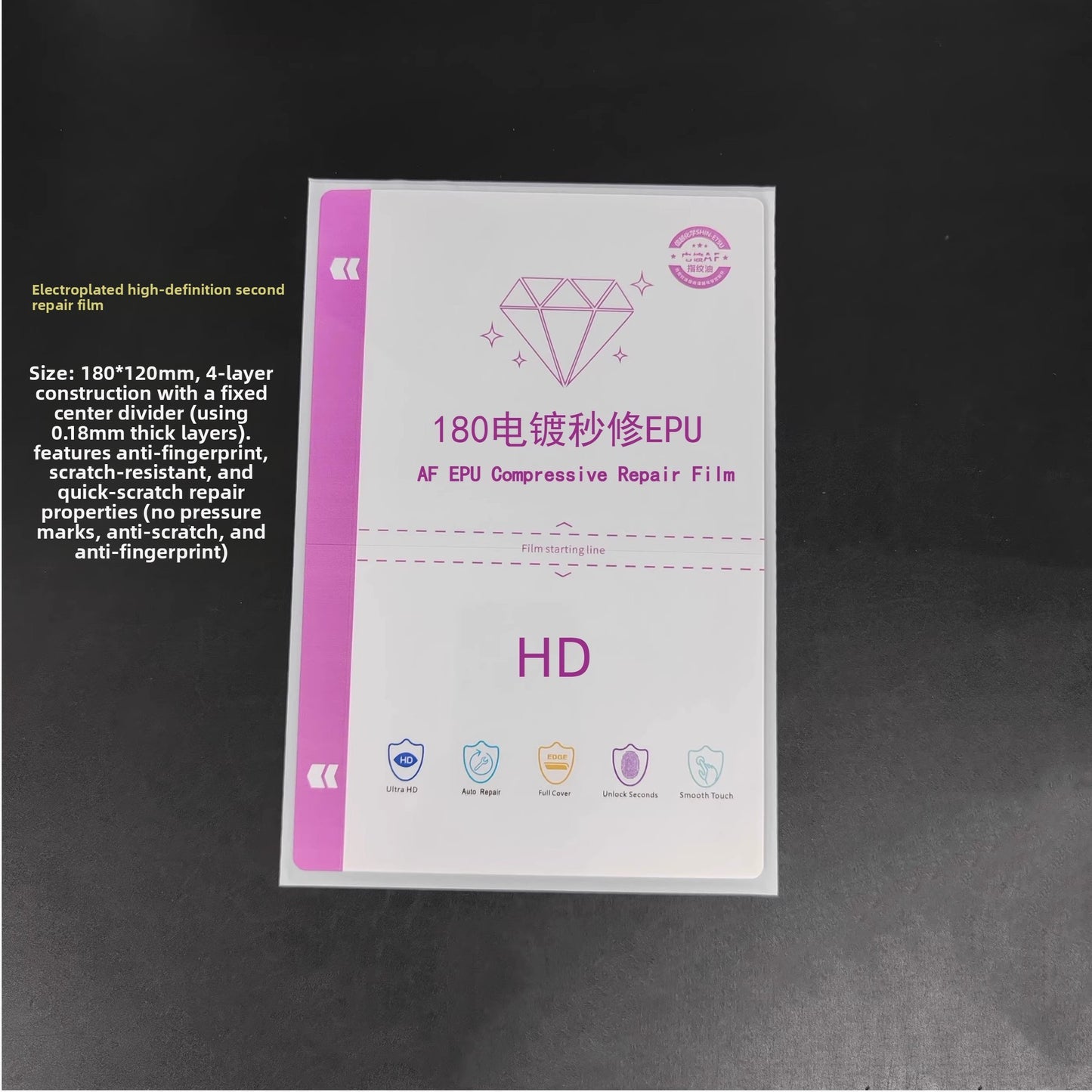 Universal Hydrogel Screen Protector for Curved Phones