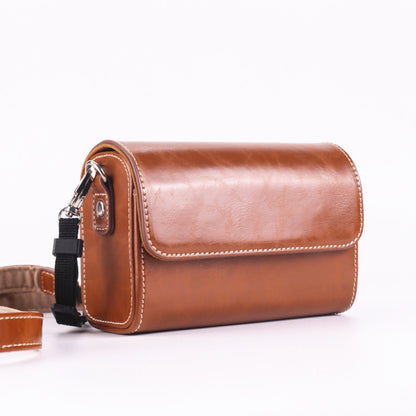 Universal Leather Camera Bag for Canon Sony Ricoh