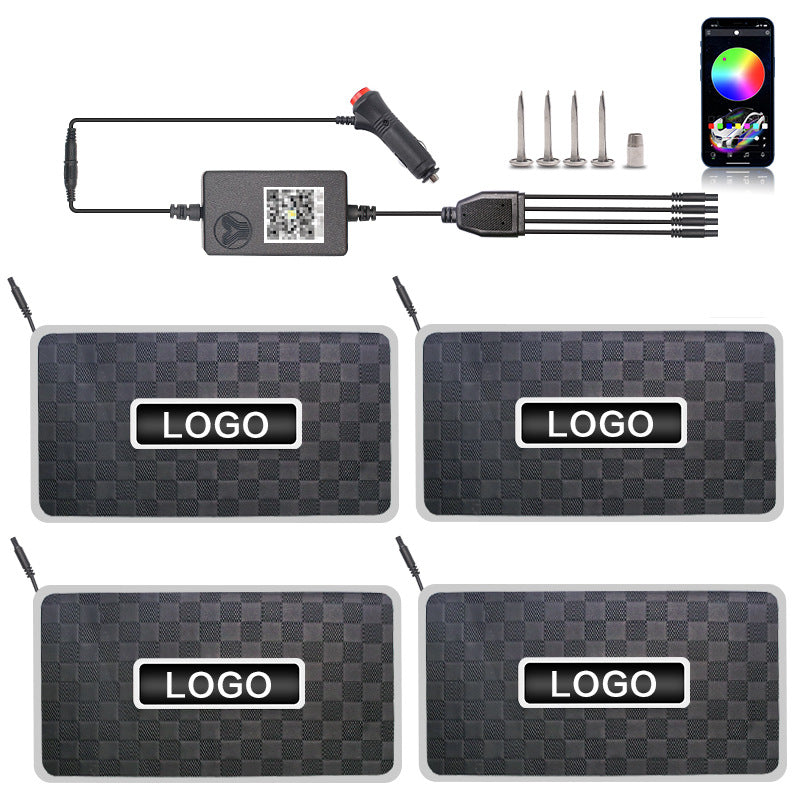 Universal LED Car Footwell Light with Music Sync