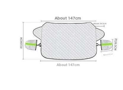 Universal Magnetic Car Snow Shield for Winter Protection