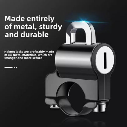 Universal Metal Helmet Lock for Bicycle Motorcycle