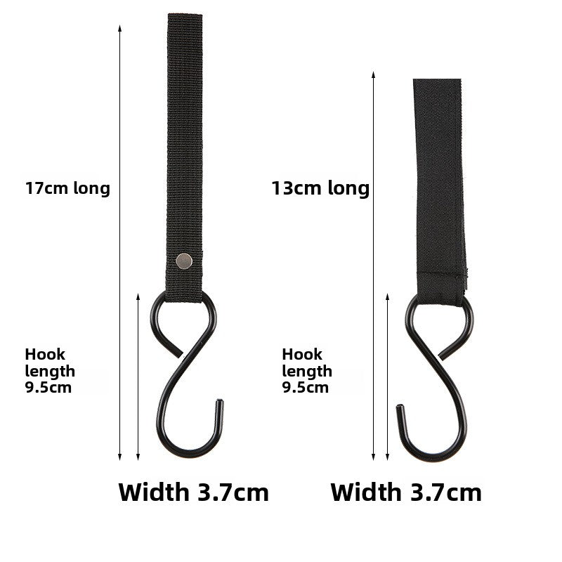 Universal No-Drill Bike Hook for Heavy Loads