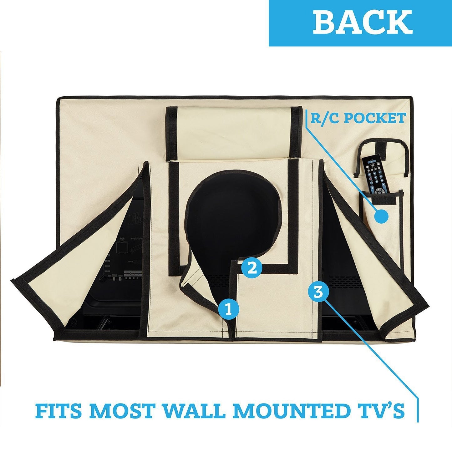 Universal Outdoor Waterproof TV Dust Cover