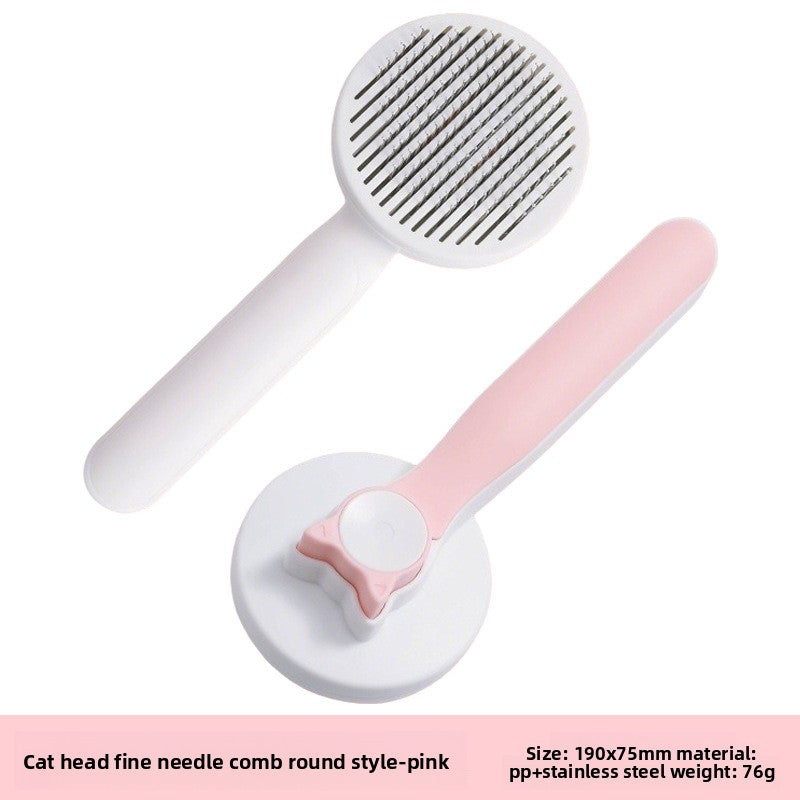 Universal Pet Self Cleaning Comb