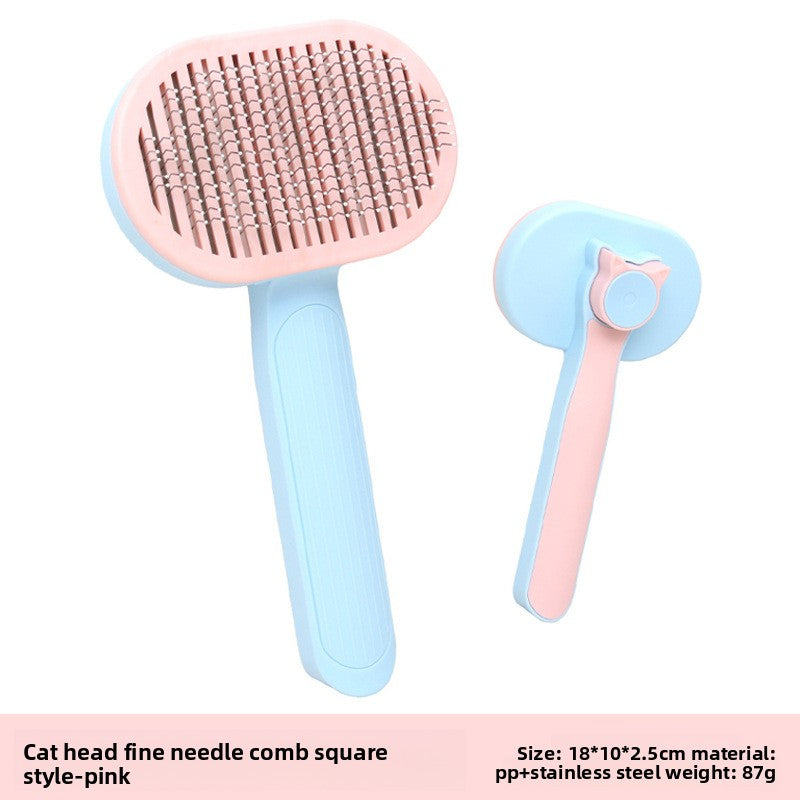 Universal Pet Self Cleaning Comb