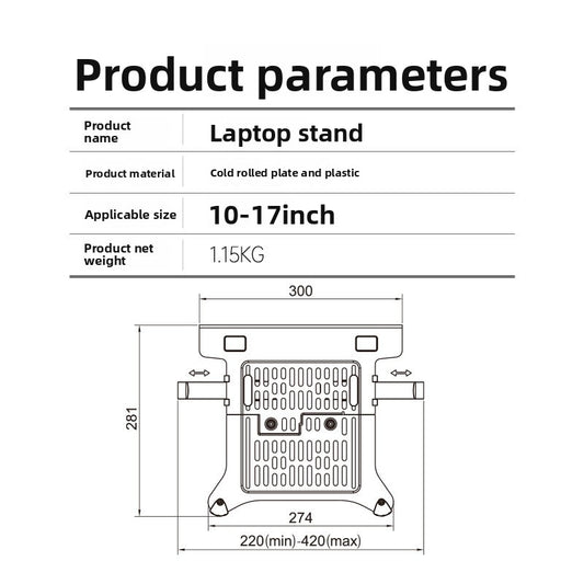 Universal Rotatable Laptop Stand