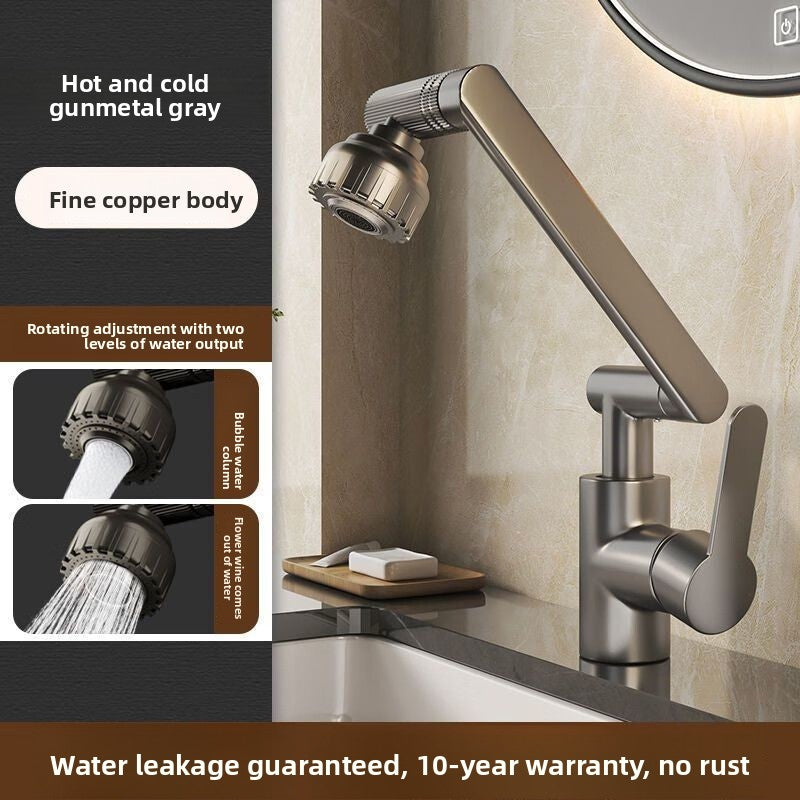 Universal Rotating Lucky Cat Faucet for Sink