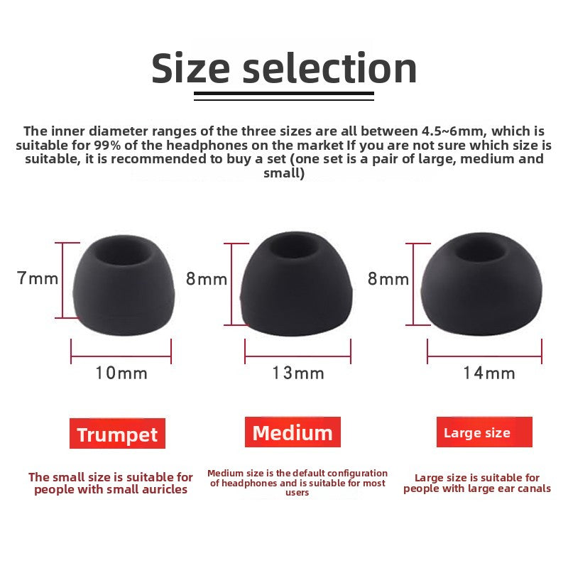 Universal Silicone Earphone Tips