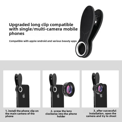 Universal Smartphone Macro Lens 30-120X Magnification