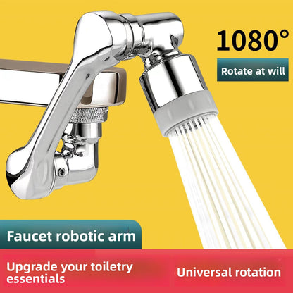 Universal Swivel Faucet All-Copper Mechanical Arm