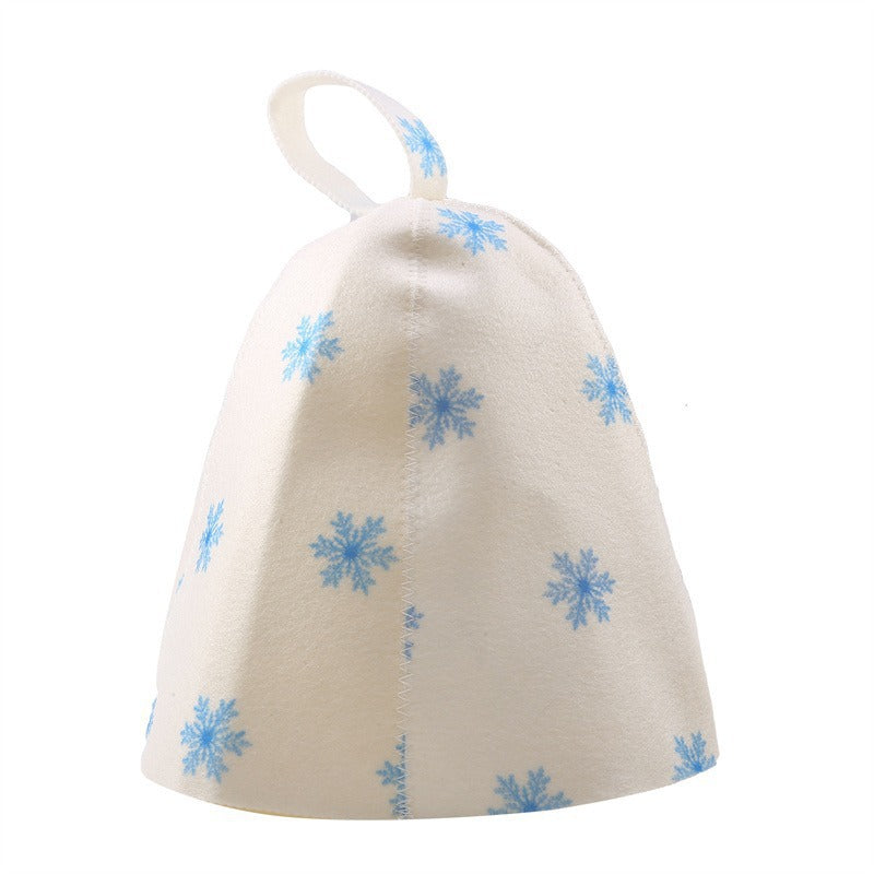 Universal Thickened Felt Shower Cap