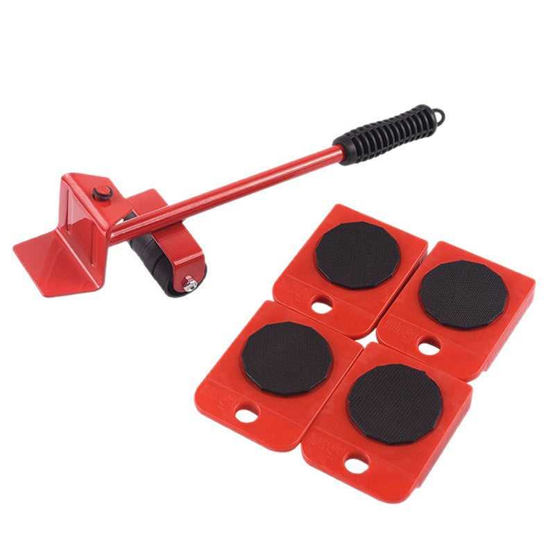 Universal wheel moving tool - Mobile pulley