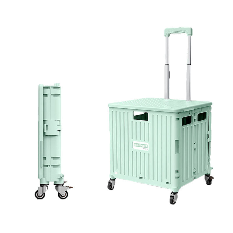 Universal wheel plastic trolley