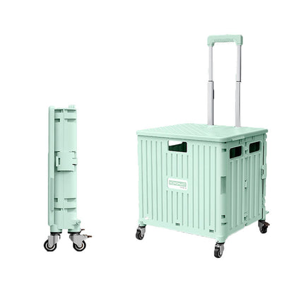 Universal wheel plastic trolley