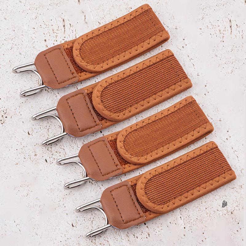 Unobtrusive and easy-to-adjust lazy waist belt